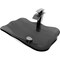 Novatto Clear Grey Slipper Glass Vessel Sink and Faucet Set in Gun Metal NSFC-324G136GM - alternate 1